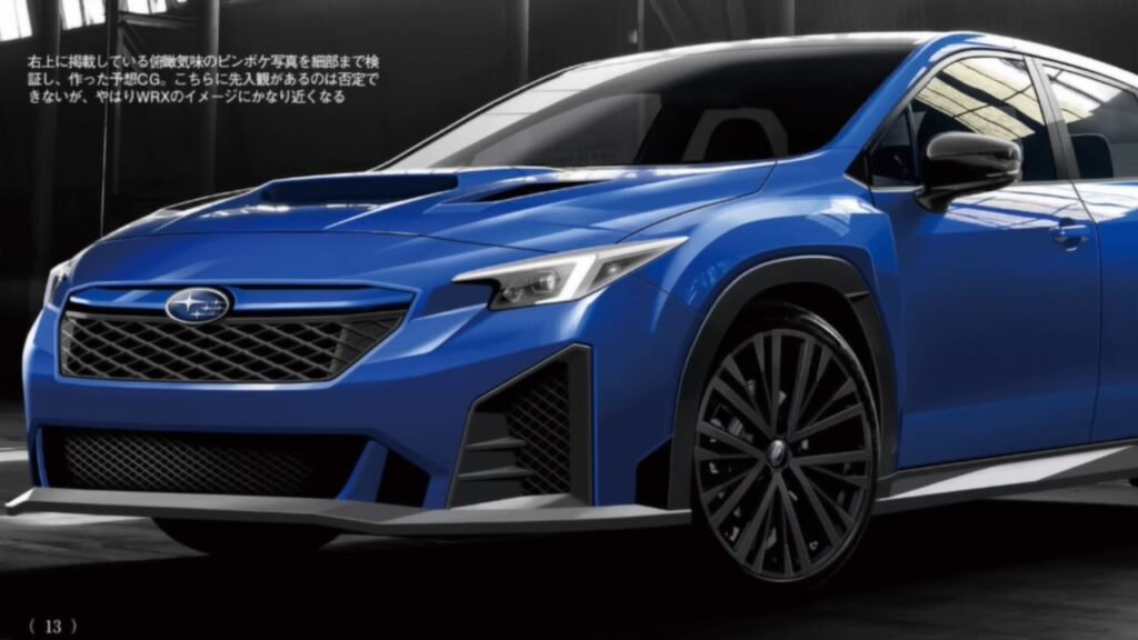 2027 Subaru WRX Teaser Reveal Widebody, Active Aero & Light Bar