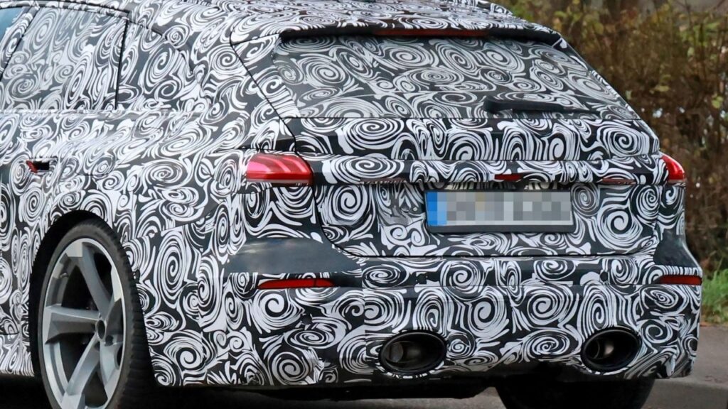 2026 Audi RS 5 Avant Spy Shots Rear