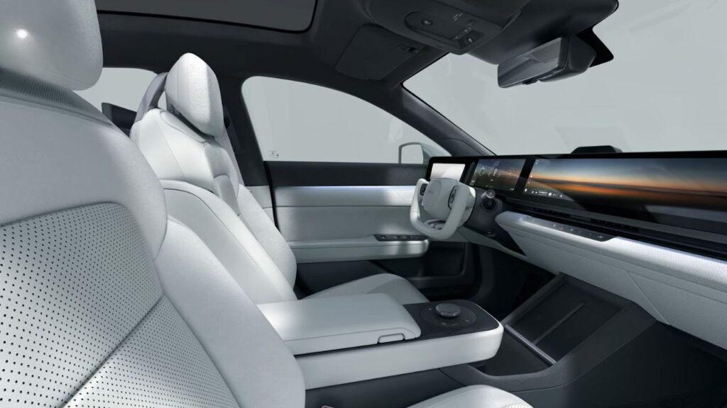 Sony-Honda's Afeela 1 EV Interior Cabin